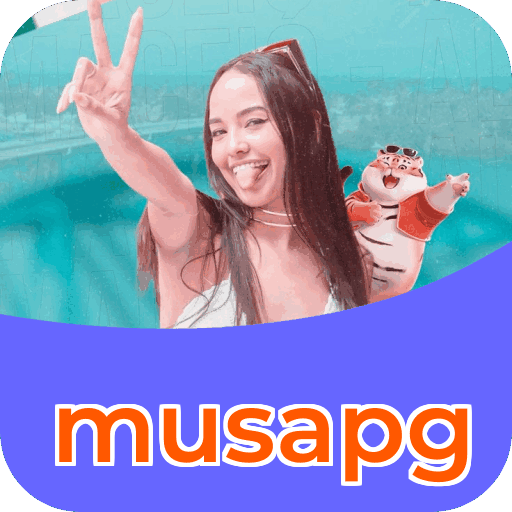 Plataforma musapg mostrando interface moderna, jogos certificados e recursos de segurança licenciados
